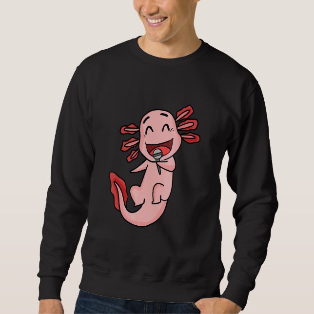Moletom Axolotl sings (Frente)