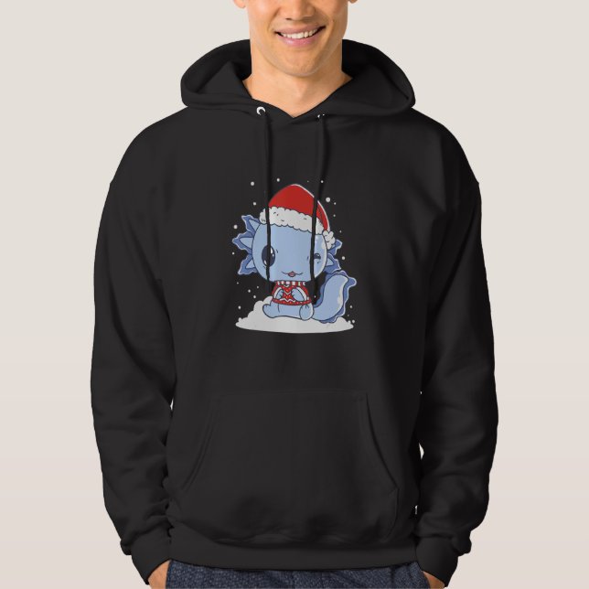Moletom Axolotl Ugly Sweater Figurume de Natal (Frente)