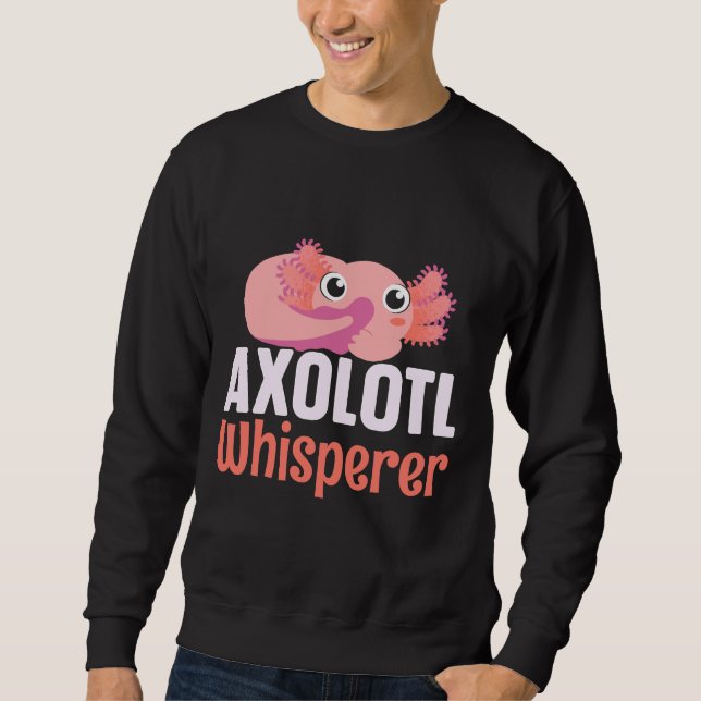 Moletom Axolotl Whisperer Animal mexicano (Frente)