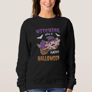 Moletom Axolotl Witch Witches Witching You A Happy