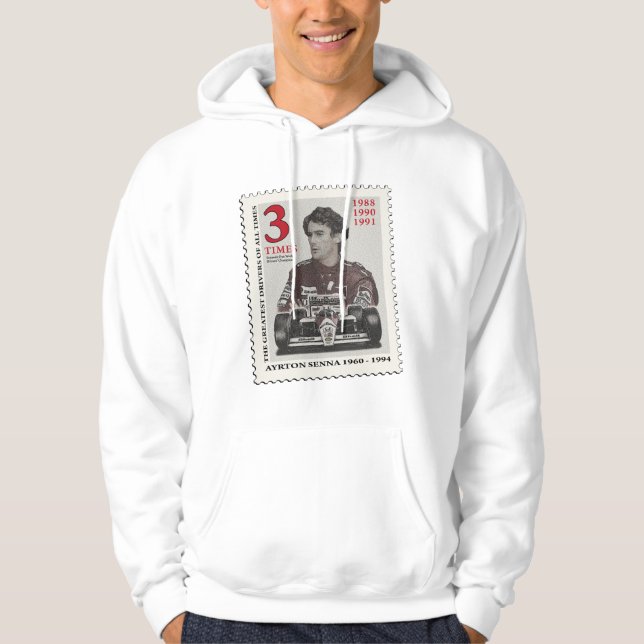 Moletom Ayrton Senna Stamp (Frente)