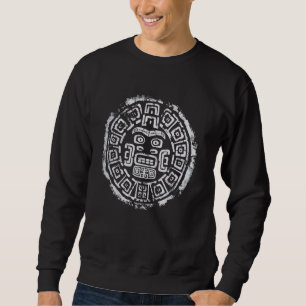 Moletom Aztec Deus asttec Cultura Mayan Indígenas Tlaloc R