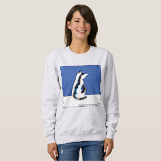 Moletom Azul-doce Gato