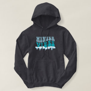 Moletom Azul Gélido Ondulado Vibrações de Inverno