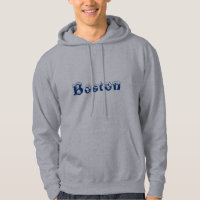 Azul marinho de neve de "Boston" - Hoodies & Sweet