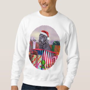 Moletom Azul napolitana do Natal do Mastiff