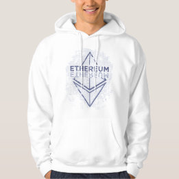 Moletom Azul original do Grunge binário de Ethereum