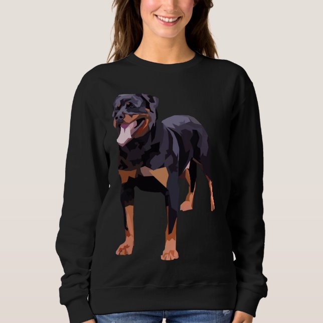 Moletom Azul rottweiler (Frente)