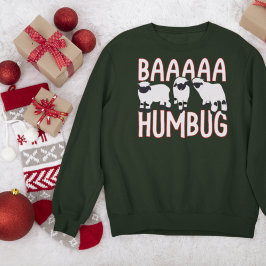 Moletom Baa Humbug Funny Valais Negogue Ovelha Natal