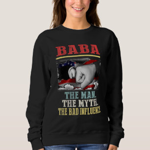 Moletom Baba O Homem Mora A Má Influência Vintage American