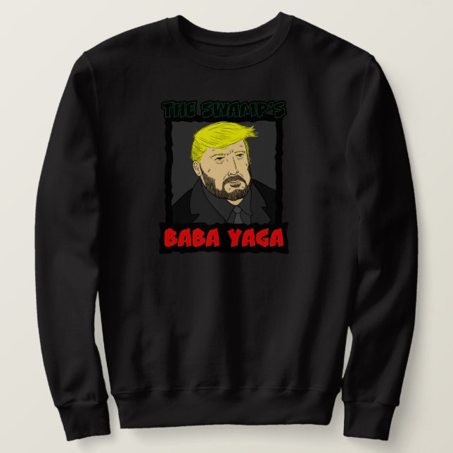 Moletom Baba Yaga Sweatshirt do pântano (Frente do Design)