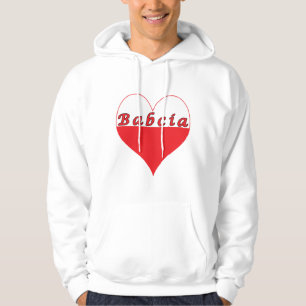 Moletom Babcia Polonês Heart