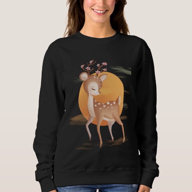 Moletom Baby Deer Adorable Fawns For Youth and Adult (Frente)