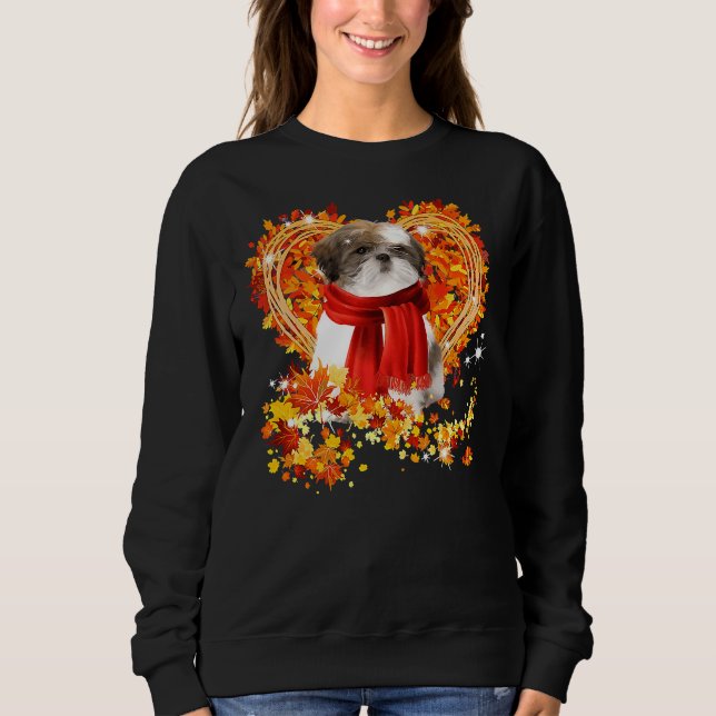 Moletom Baby Shih Tzu Love Fall Season Autumn For Dog (Frente)