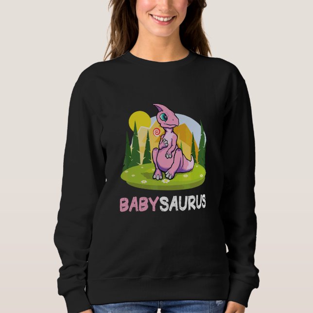 Moletom Babysaurus Dinosaur Cute Kiddo Hadrosaur 2 (Frente)