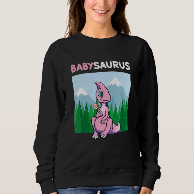 Moletom Babysaurus Dinosaur Cute Kiddo Hadrosaur 3 (Frente)