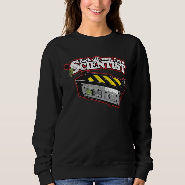 Moletom Back off man I m a scientist Nerd Geek Graphic (Frente)