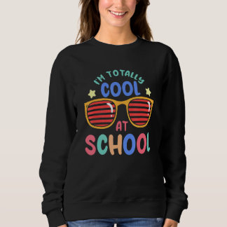 Moletom Back To School Kids Totally Cool At School For Boy