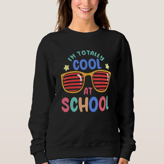 Moletom Back To School Kids Totally Cool At School For Boy (Frente)