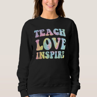 Moletom Back To School Teach Love Inspire Teachers