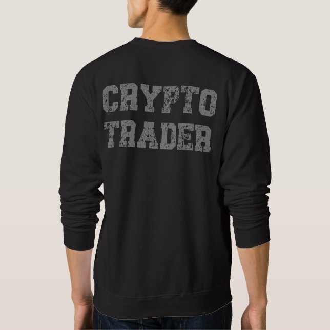 Moletom Backprint do Grunge do Crypto Trader (Verso)