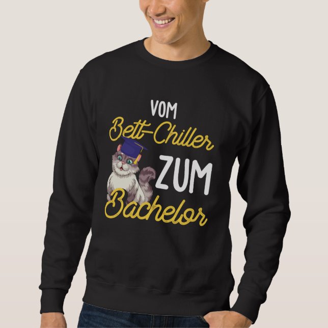 Moletom Backprint from Bed Chiller to Bachelor Student Gra (Frente)