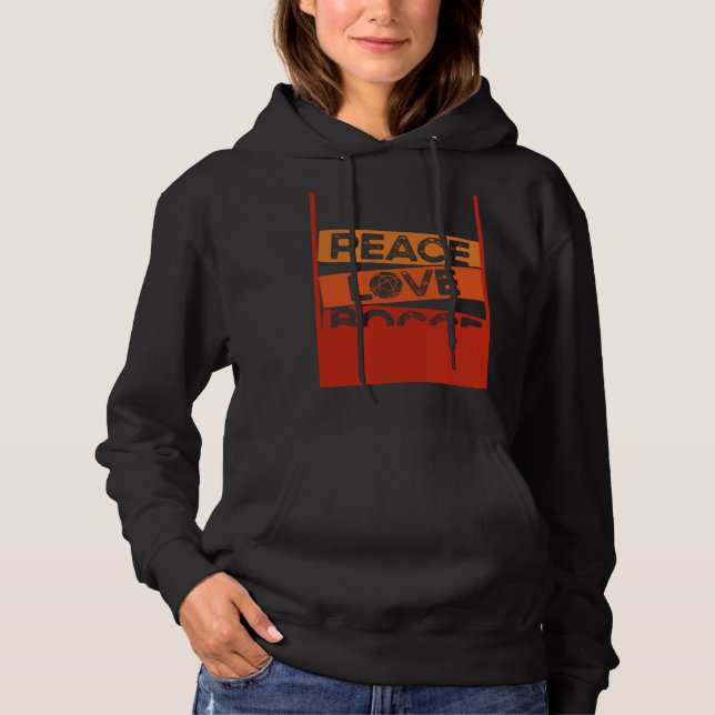 Moletom Backprint Peace Love Bocce Bocce Ball (Frente)
