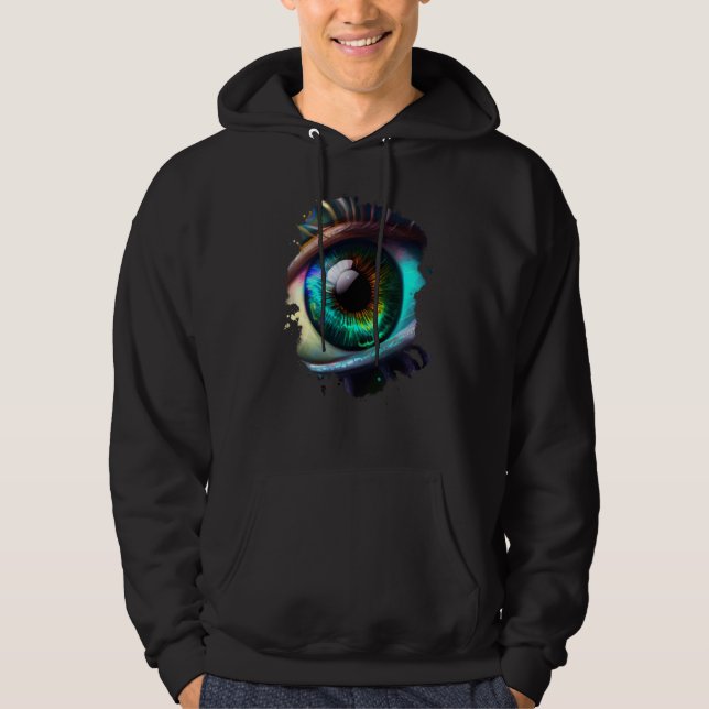 Moletom Backprint rainbow eye the beauty in the dark (Frente)