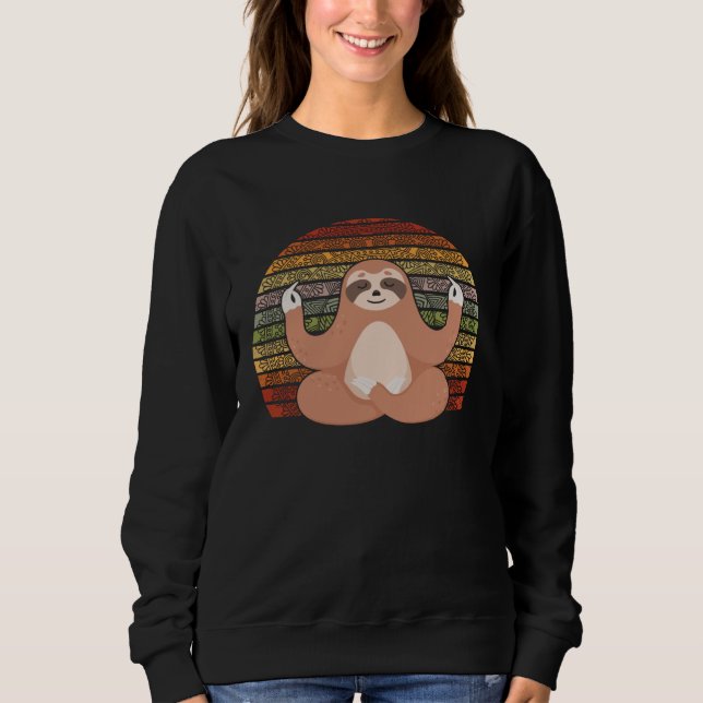 Moletom Backprint retro sloth (Frente)
