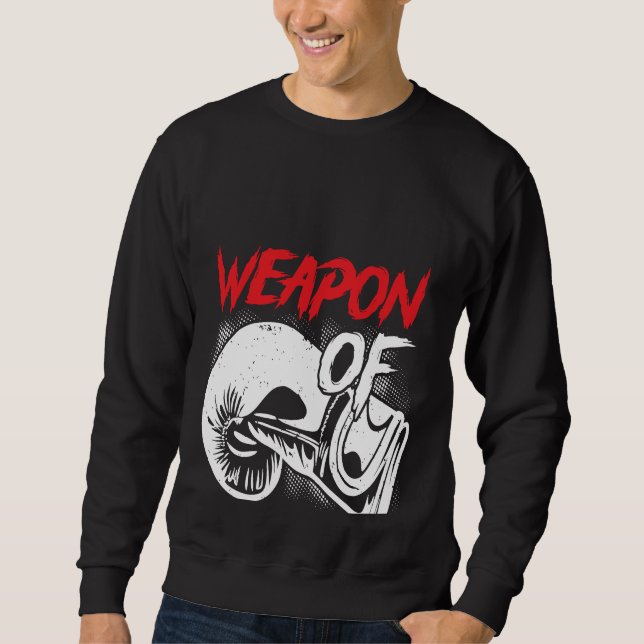 Moletom Backprint Weapon Of Stress Reduction Boxing (Frente)