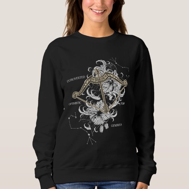 Moletom Backprint Zodiac Sign Sagittarius (Frente)