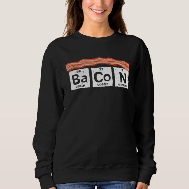 Moletom Bacon Bacon Science Bacon Bacon (Frente)