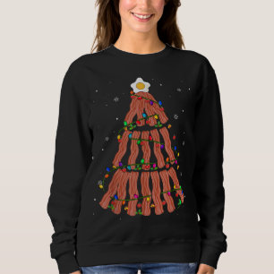 Moletom Bacon Christmas Tree Cute Christmas Lights Bacon P
