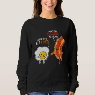 Moletom Bacon Ovo Café Da Manhã Não Volte Para O Meu Coraç