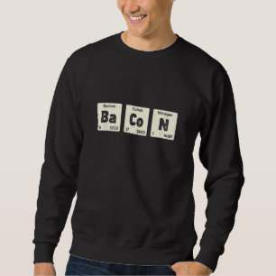 Moletom Bacon Science Chemistry Engraçada Mesa Periódica D