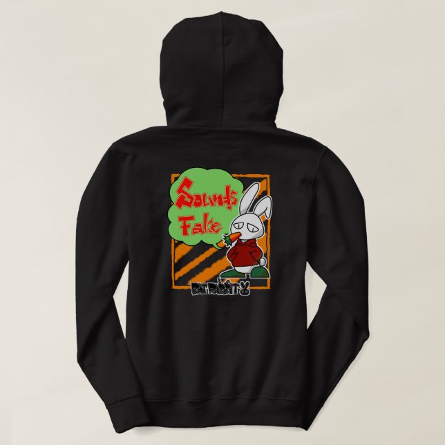 Moletom BAD RABBIT SERIES – Deadpan Bunny Attitude Tees (Verso do Design)