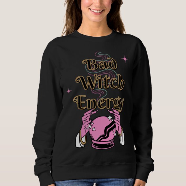 Moletom Bad Witch Spooky Halloween Adult Graphic Energy (Frente)
