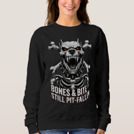 Moletom Badass Skeleton Bulldog Gothic Skull