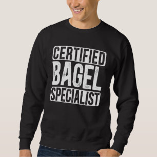 Moletom Bagel Specialist Foodie Bread Bakery Comida judia