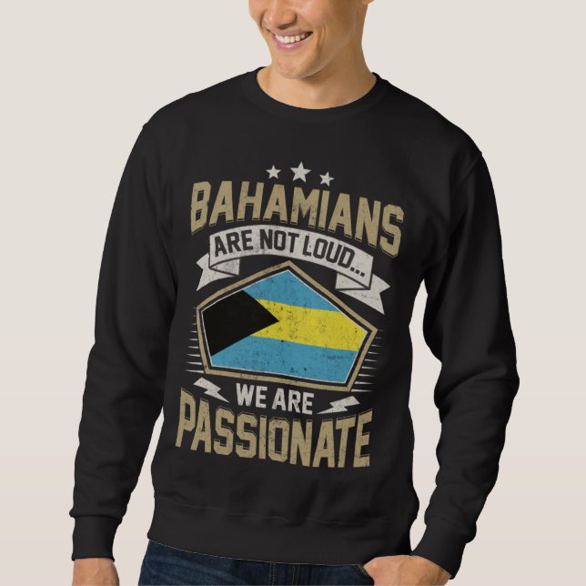 Moletom Bahamas Flag Passionate Bahamians Girls & Women (Frente)