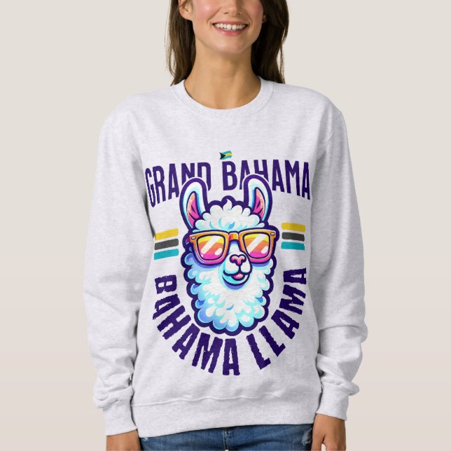 Moletom Bahamas Souvenir Gift : Grande Bahama Bahamas Llam (Frente)