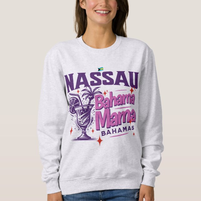 Moletom Bahamas Souvenir Gift : Nassau Bahamas Bahama Mama (Frente)