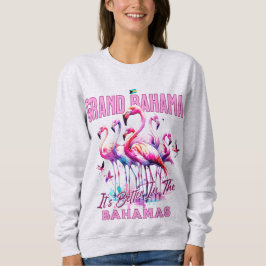 Moletom Bahamas Souvenir Presente: Grande Bahama Flamingo 