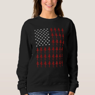 Moletom Bailarina Dançarina de Ballet Bandeira Americana D