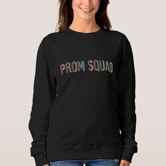 Moletom Baile de formatura Gráfico Leopard  Squad 2022 Gra (Frente)