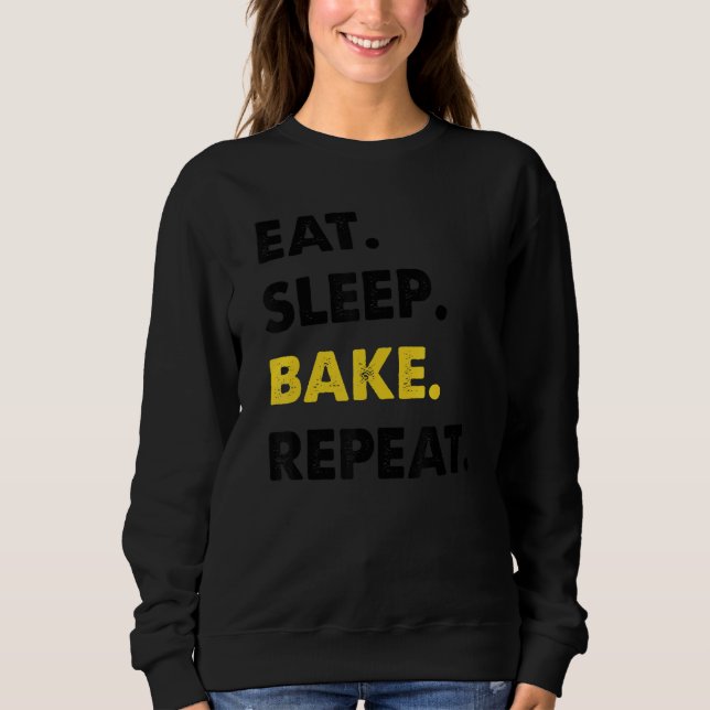 Moletom Baker Bakery Coma o Assar do Sono Repetir (Frente)