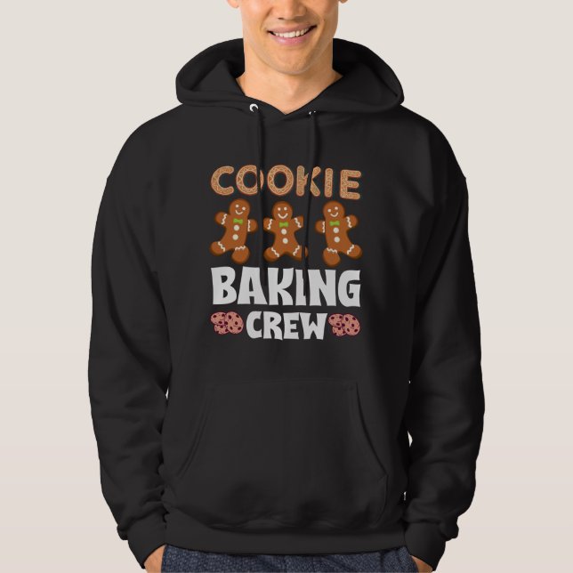 Moletom Bakers Christmas Cookie Crew Family Baking Team Gi (Frente)
