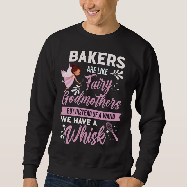 Moletom bakers doce muffin de fada biscoito assando (Frente)