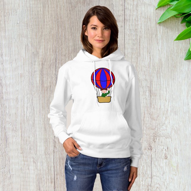 Moletom Balão de Ar Quente Mulher Hoodie (Criador carregado)