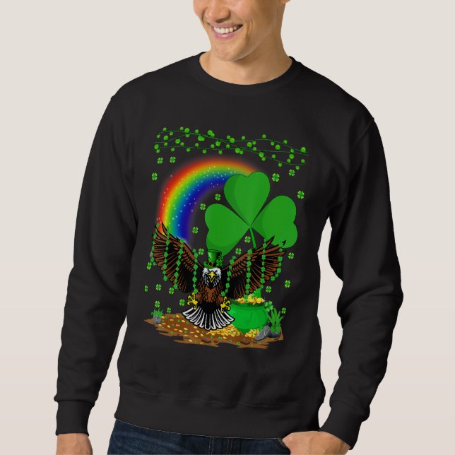 Moletom Bald Eagle Bird Rainbow Bald Eagle Rua D de Patric (Frente)